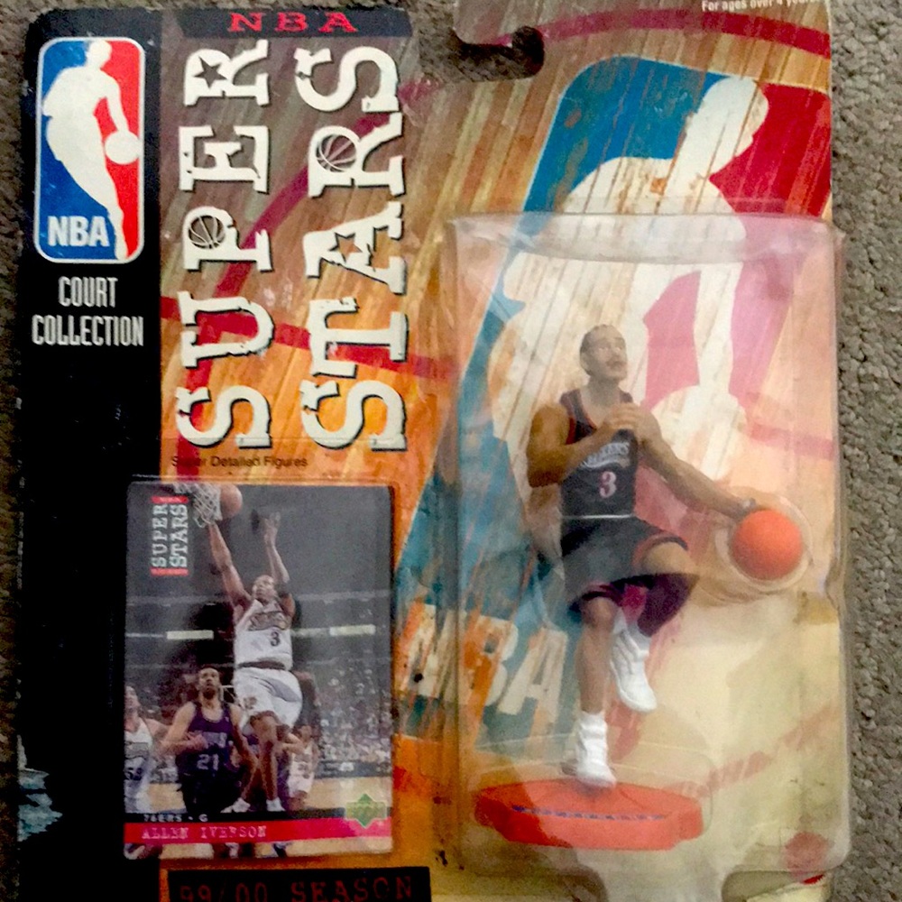 1999 Upper Deck Mattel Allen Iverson Action Figure